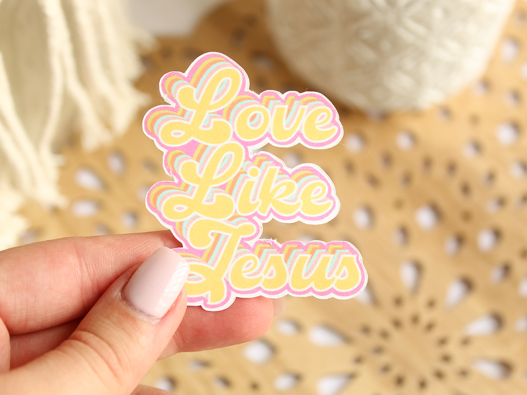 Love Like Jesus Stickers PNG